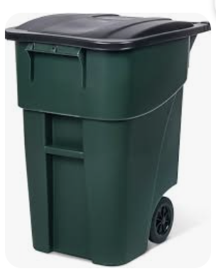 Suburban garbage bin